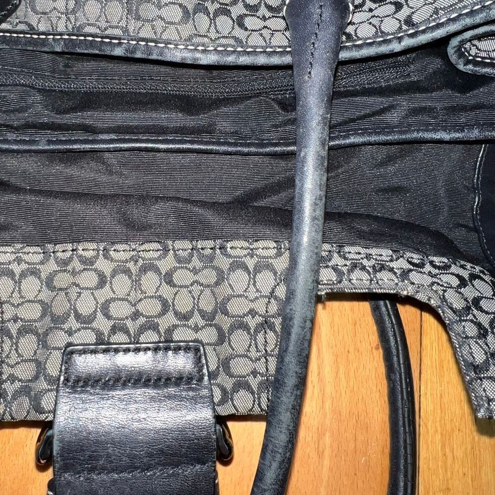 Coach Vintage Y2K Soho Signature Jacquard C Canvas Satchel Hobo Bag K0785-F10929 - Picture 11 of 15